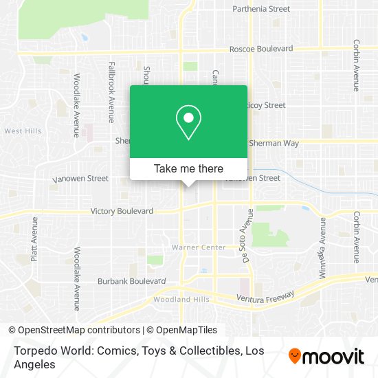 Torpedo World: Comics, Toys & Collectibles map