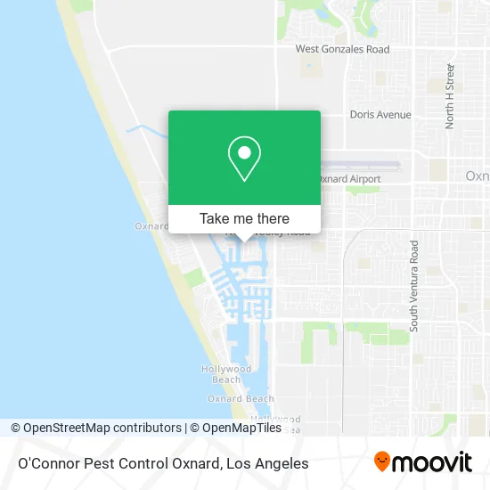 Mapa de O'Connor Pest Control Oxnard