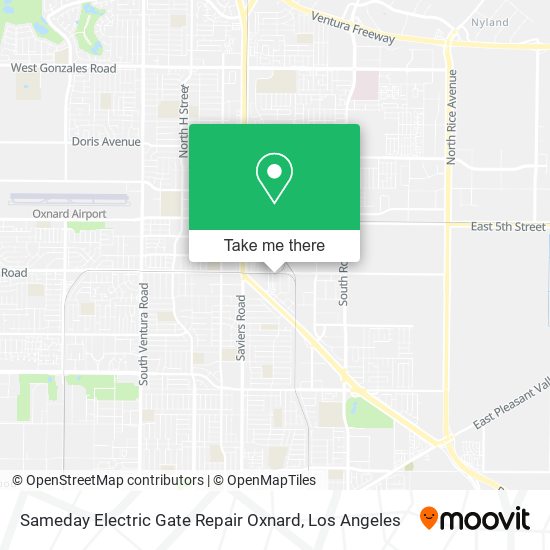 Sameday Electric Gate Repair Oxnard map