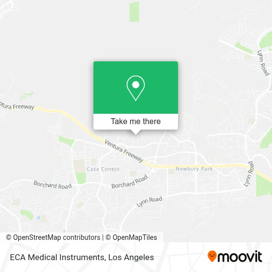 ECA Medical Instruments map