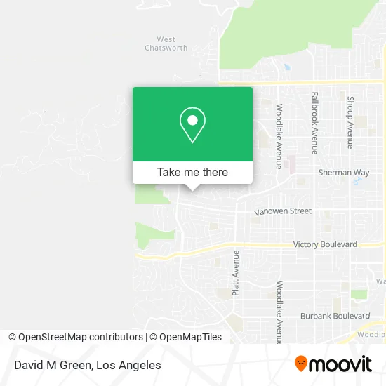 David M Green map