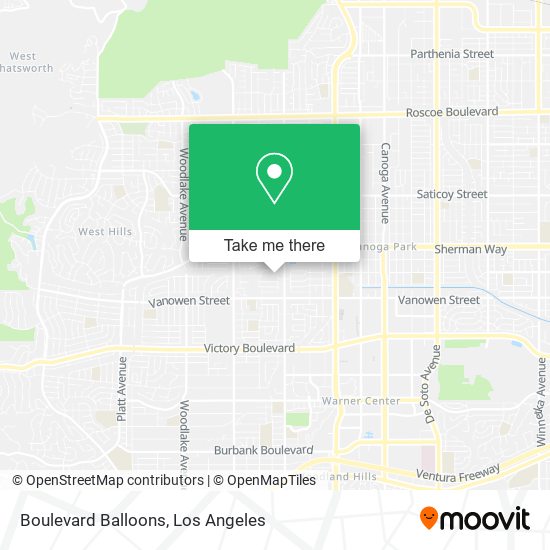 Boulevard Balloons map