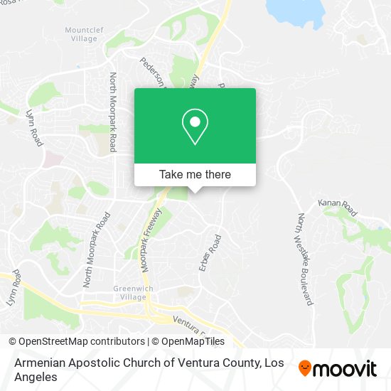 Mapa de Armenian Apostolic Church of Ventura County