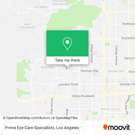 Prime Eye Care Specialists map