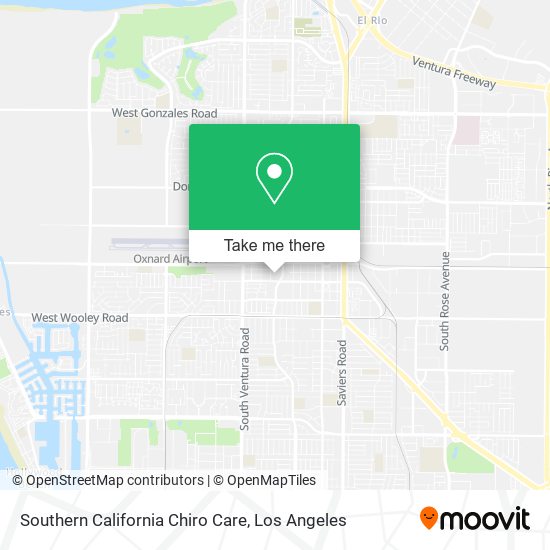 Southern California Chiro Care map