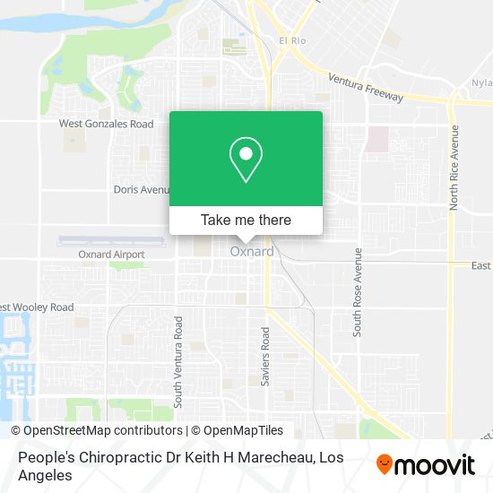 People's Chiropractic Dr Keith H Marecheau map