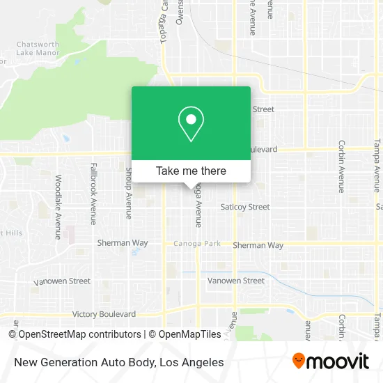 New Generation Auto Body map
