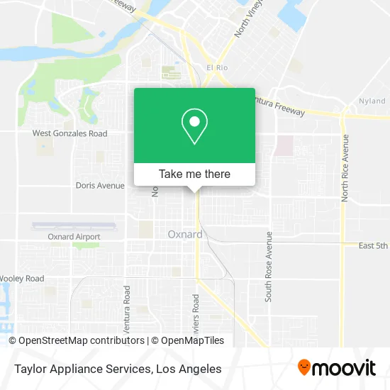 Taylor Appliance Services map