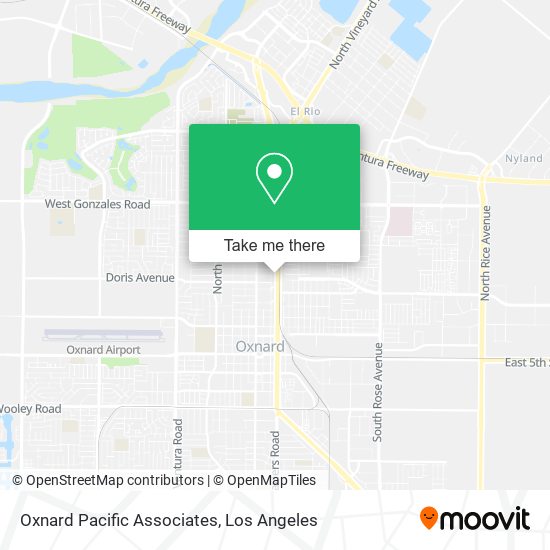Oxnard Pacific Associates map