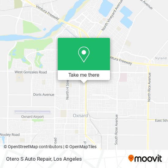 Mapa de Otero S Auto Repair