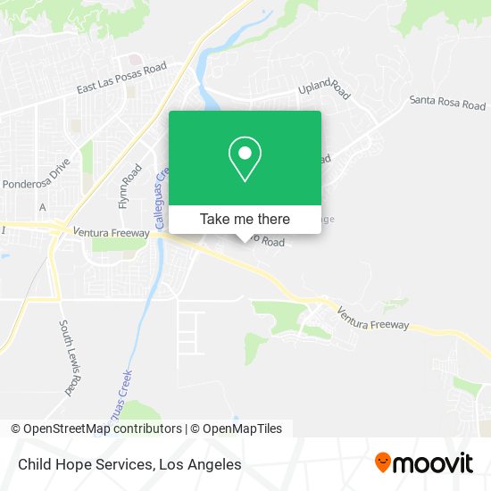 Child Hope Services map