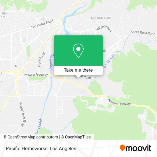 Pacific Homeworks map