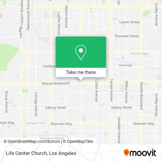 Mapa de Life Center Church
