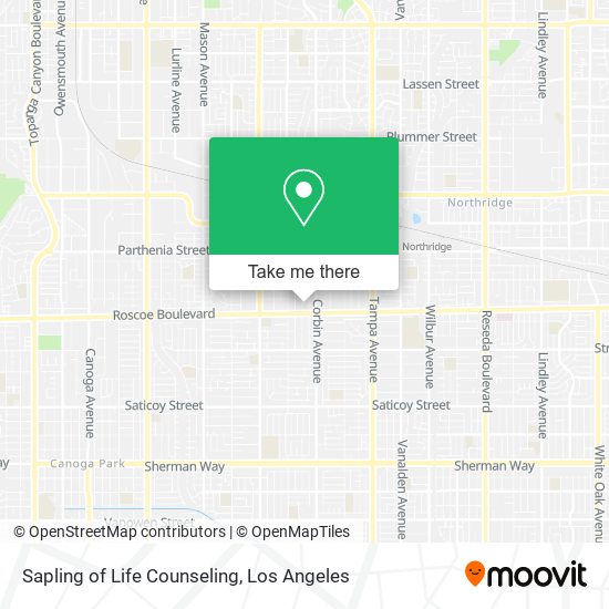 Sapling of Life Counseling map