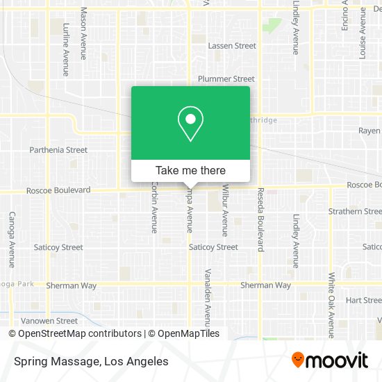 Spring Massage map