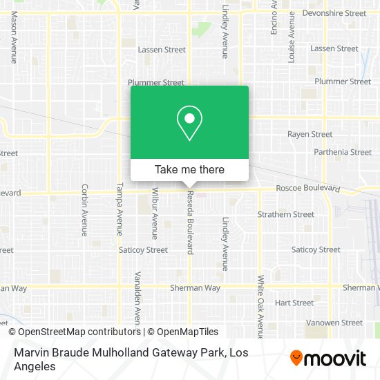 Marvin Braude Mulholland Gateway Park map