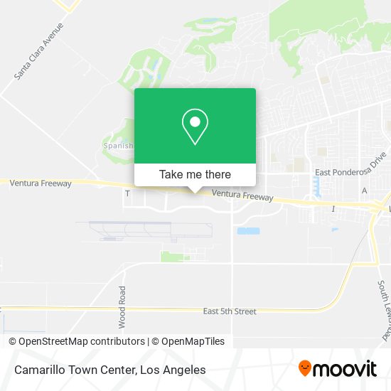 Camarillo Town Center map