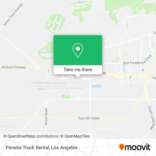 Mapa de Penske Truck Rental