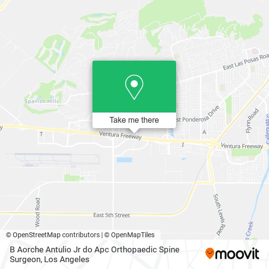 Mapa de B Aorche Antulio Jr do Apc Orthopaedic Spine Surgeon