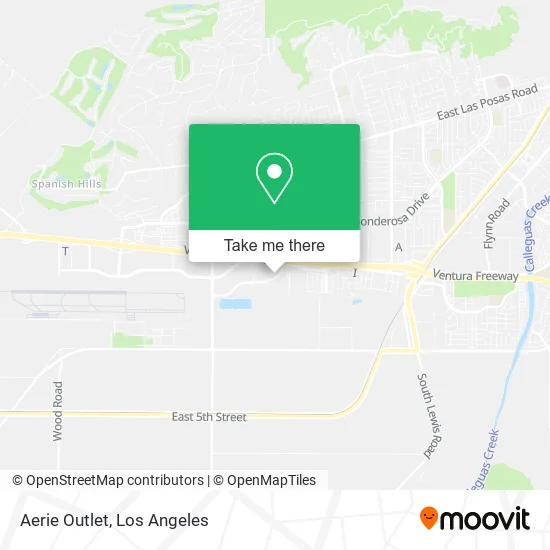 Aerie Outlet map