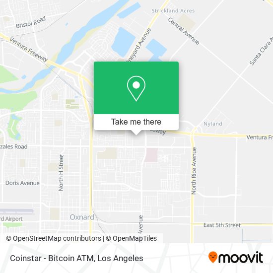 Mapa de Coinstar - Bitcoin ATM