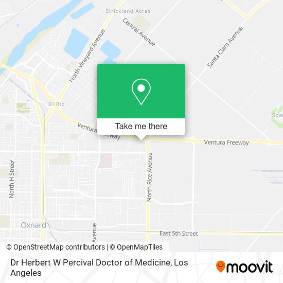 Dr Herbert W Percival Doctor of Medicine map
