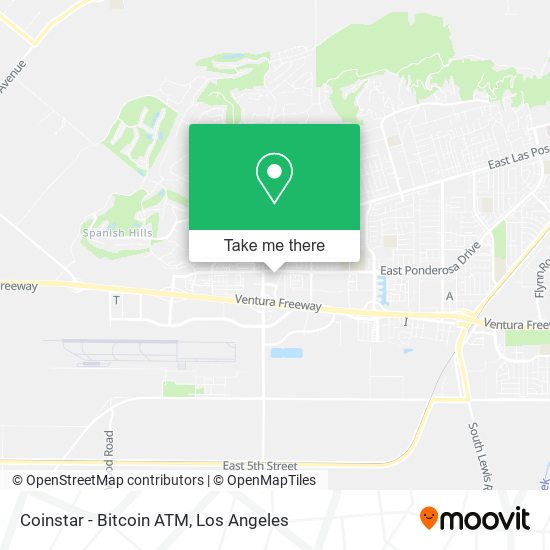 Coinstar - Bitcoin ATM map