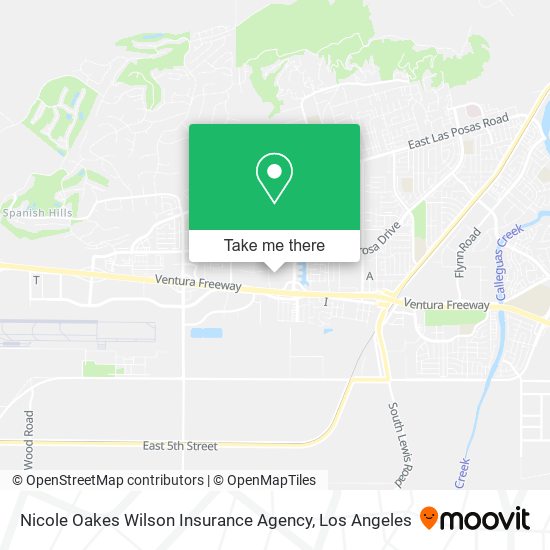 Nicole Oakes Wilson Insurance Agency map