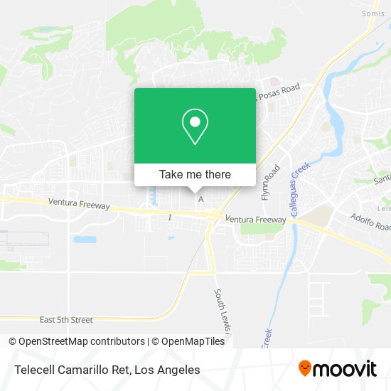 Telecell Camarillo Ret map