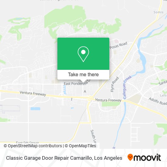 Classic Garage Door Repair Camarillo map