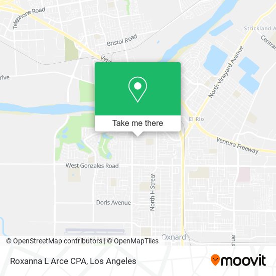 Roxanna L Arce CPA map