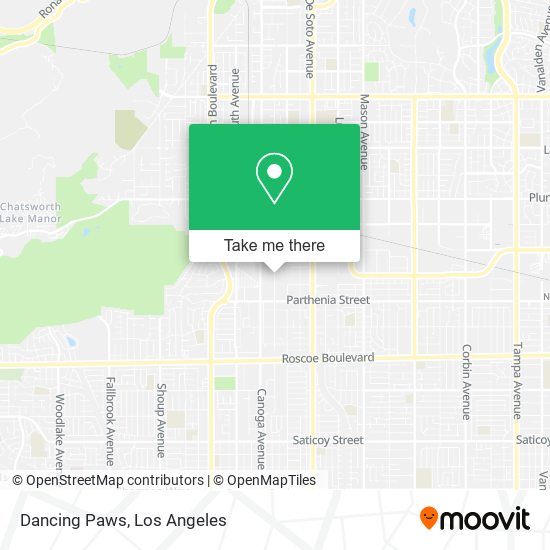 Mapa de Dancing Paws