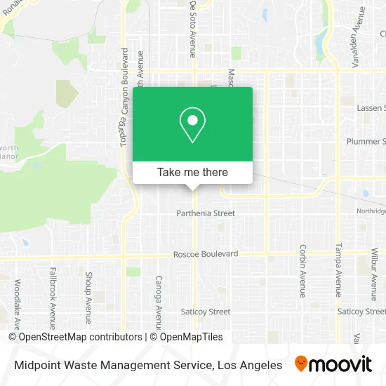 Midpoint Waste Management Service map