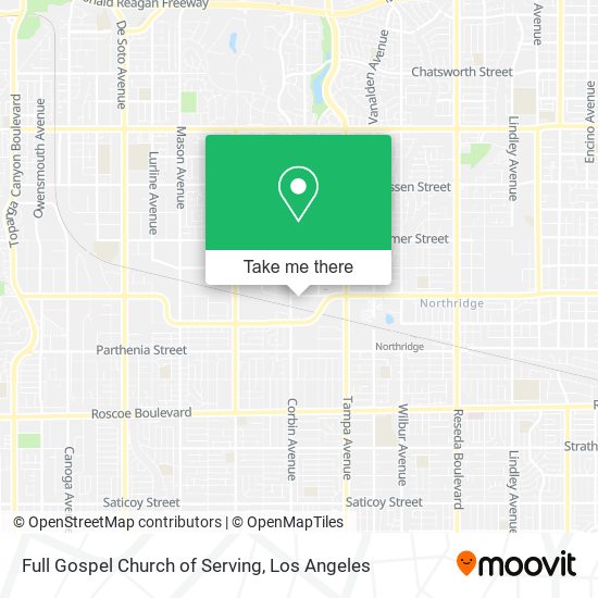 Full Gospel Church of Serving map