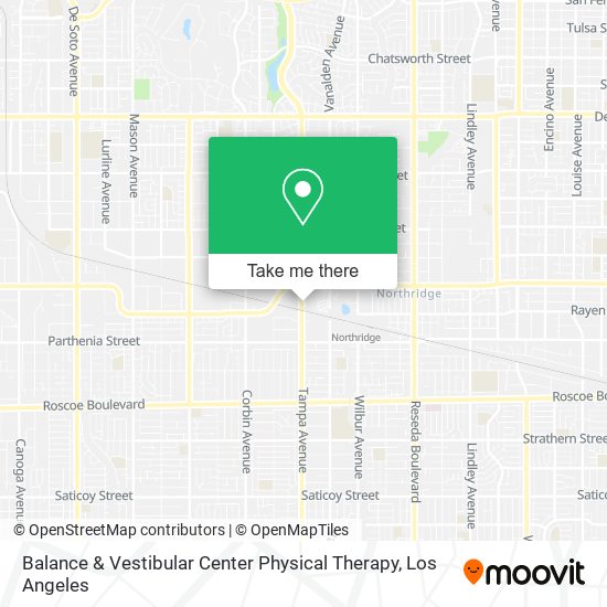 Mapa de Balance & Vestibular Center Physical Therapy