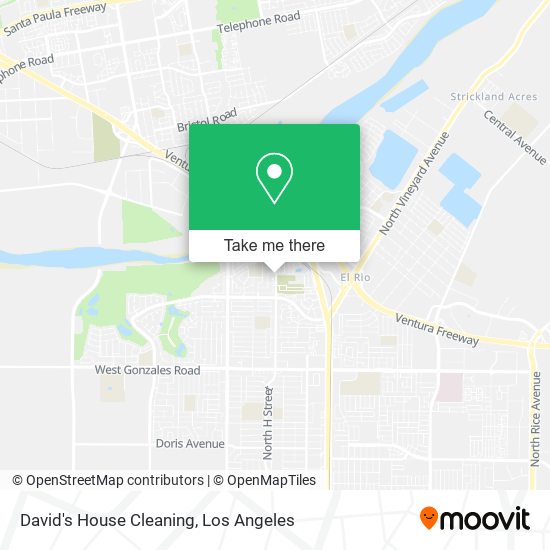 David's House Cleaning map