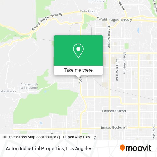 Acton Industrial Properties map