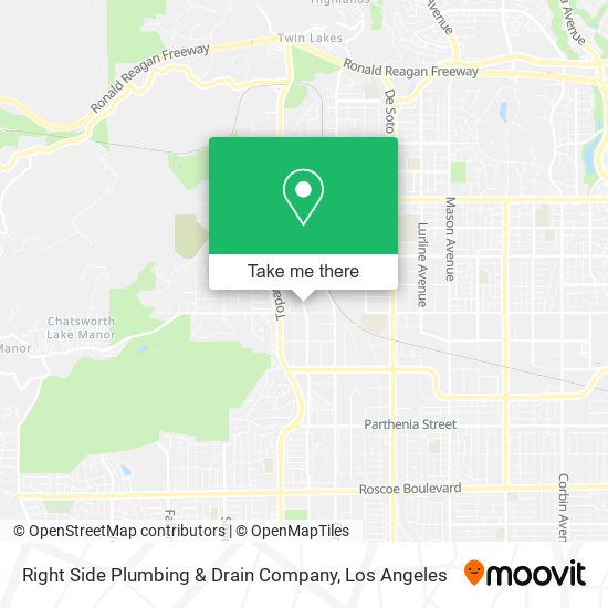 Mapa de Right Side Plumbing & Drain Company