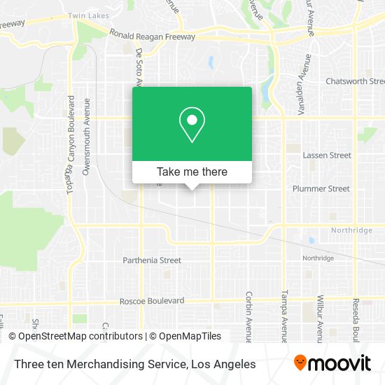 Three ten Merchandising Service map