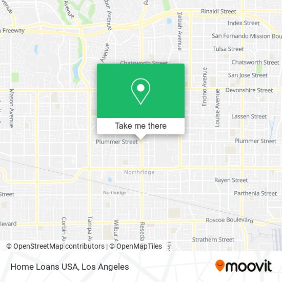 Home Loans USA map