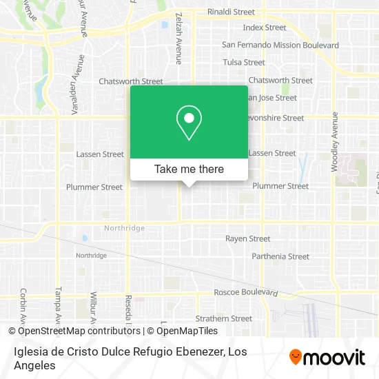 Iglesia de Cristo Dulce Refugio Ebenezer map