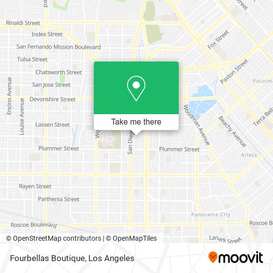 Fourbellas Boutique map