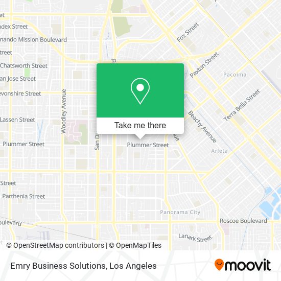 Mapa de Emry Business Solutions