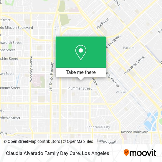 Mapa de Claudia Alvarado Family Day Care