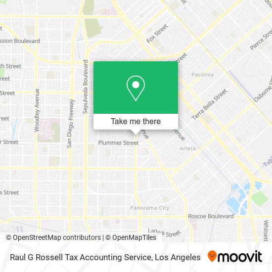 Raul G Rossell Tax Accounting Service map