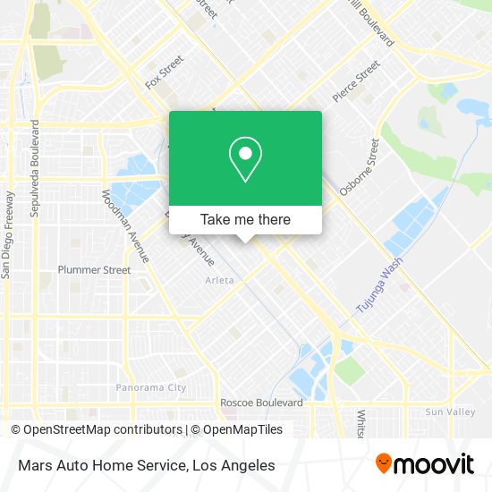 Mapa de Mars Auto Home Service