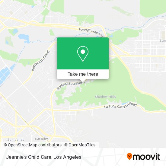 Jeannie's Child Care map