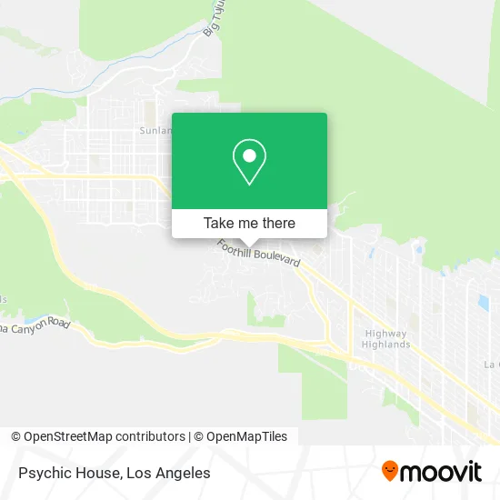 Psychic House map