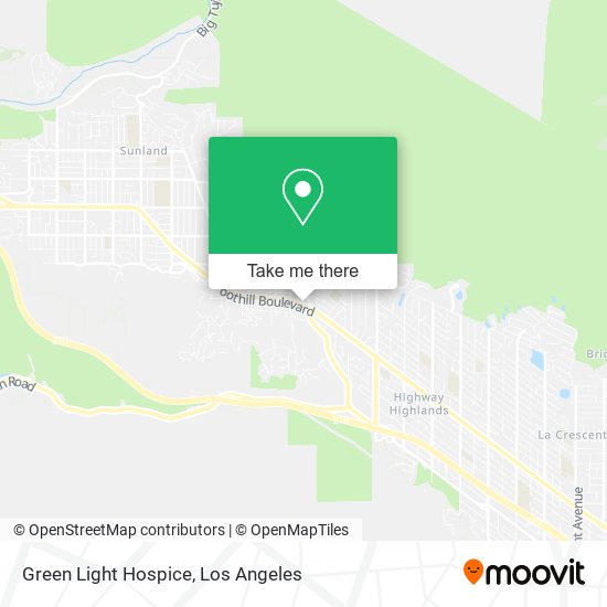 Green Light Hospice map
