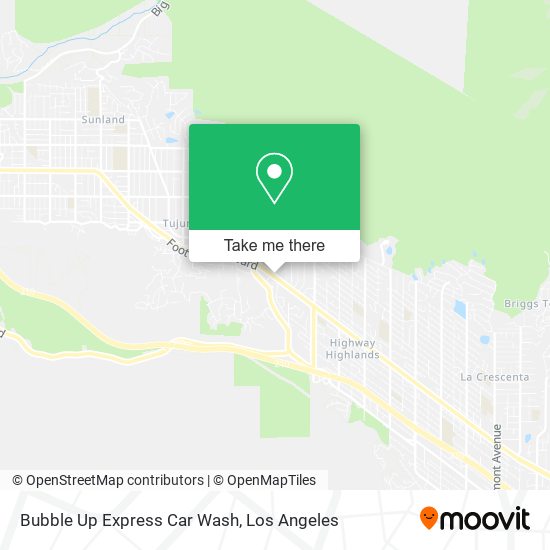 Mapa de Bubble Up Express Car Wash